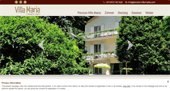 Desktop Screenshot of pension-villa-maria.com